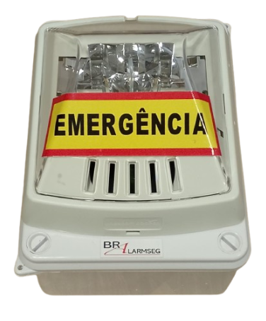 INDICADOR SONORO E VISUAL COM STROBO MULTI-CANDELAS